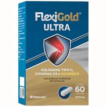 Flexigold Ultra 60 Caps 500mg Colágeno Tipo 2 - Herbamed Flexigold Ultra 60 Caps 500mg Colágeno Tipo 2 - Herbamed