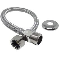 Flexível Água 40CM - 1/2MX3/4F Com Malha De Aço Druck