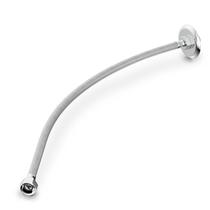 Flexivel de Alimentação 60cm de Aço Inox Trançado com Canopla Complementos Cromado Roca Flexivel de Alimentação 60cm de Aço Inox Trançado com Canopla Complementos Cromado Roca