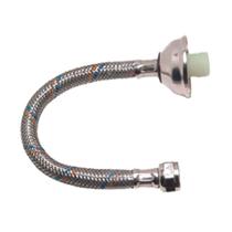 Flexível de inox trançado 1/2" x 40cm cromado Esteves Flexível de inox trançado 1/2" x 40cm cromado Esteves
