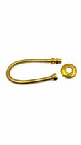 Flexivel Engate Mangueira Para Ducha Com Derivação 40cm Dourado