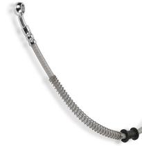 Flexivel Mangueira Freio Dianteiro Malha Aço Inox 110cm 28º Universal