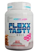 Flexx tasty 900g - under labz - proteina concentrada e isolada creatina hcl e glutamina