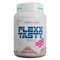 Flexx Tasty Whey (907g) - Sabor: Torta de Baunilha