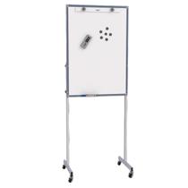 Flip Chart Magnético Quadro Branco com Rodizio 100x70 Apagador E Imã