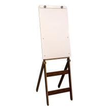 Flip Chart Quadro Branco Fit 54x90cm de Madeira MDF