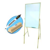 Flip Chart Quadro Branco Madeira 60 X 90 Apagador Caneta