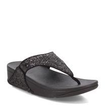 Flip-flop FitFlop feminino preto com glitter tamanho 10