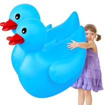 Float de piscina inflável Hungdao Giant Rubber Duck, 4 pés, azul, pacote com 2 Float de piscina inflável Hungdao Giant Rubber Duck, 4 pés, azul, pacote com 2
