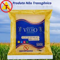 Flocão de Milho Cuscuz 500g Natural Não Transgênico Mano Velho