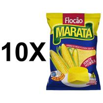 Flocão Farinha De Milho Flocada Sem Glúten Maratá (10x 500g)