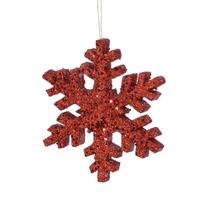 Floco de neve brilhante Vickerman L134903, 36 cm, vermelho, interno/externo