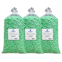 Flocos BioPack Extrusado Milho 250L Verde Biodegradável Antiestático para Proteção e Preenchimento Flocos BioPack Extrusado Milho 250L Verde Biodegradável Antiestático para Proteção e Preenchimento