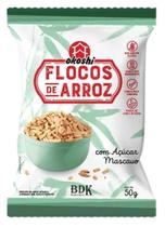 Flocos De Arroz Integral Com Açúcar Mascavo Okoshi 50G