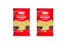Flocos De Cereais Crocantes 400g Mavalério Kit 4un