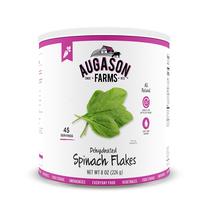 Flocos de espinafre desidratados Augason Farms 250mL No. 10 Lata