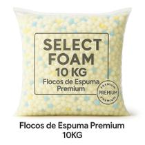 Flocos de Espuma 10KG Premium Enchimento para Almofadas Puffs Travesseiros e Artesanato