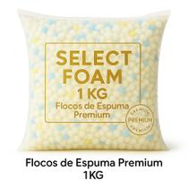 Flocos de Espuma 10KG Premium Enchimento para Almofadas Puffs Travesseiros e Artesanato