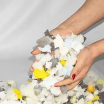 Flocos de Espuma,5kg, Ideal para Enchimento de Puff,Almofadas,Travesseiros,Estofados,Artesanatos,Colchão,Diversos Projeto,Macia,Duravel ,Resistente