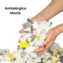 Flocos de Espuma, 5kg, Ideal para Enchimento de Puff, Almofadas, Travesseiros, Estofados, Artesanatos,Colchao e Diversos Projeto