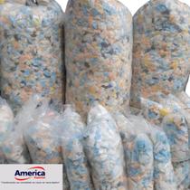 Flocos de Espuma para Enchimento de Almofadas e Puff Pacote de 1KG Flocos de Espuma para Enchimento de Almofadas e Puff Pacote de 1KG