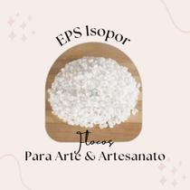 Flocos de Isopor Para Projetos Artesanato & Enchimento 100 Litros
