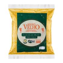 Flocos de Milho Orgânico Flocão Milho Cuscuz Mano Velho 500g Flocos de Milho Orgânico Flocão Milho Cuscuz Mano Velho 500g