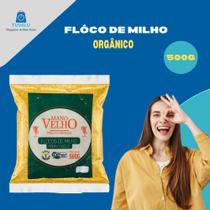 Flocos de Milho orgânico para Cuscuz - Mano velho 500G
