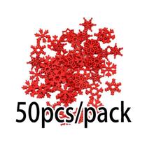 Flocos De Neve De Madeira Multicoloridos Para O Natal, 50 Peças, Formas Mistas, Pingentes Flocos De Neve De Madeira Multicoloridos Para O Natal, 50 Peças, Formas Mistas, Pingentes