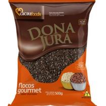 Flocos Gourmet Chocolate Macio Dona Jura 500g - Cacau Foods Flocos Gourmet Chocolate Macio Dona Jura 500g - Cacau Foods