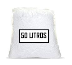 Flocos isopor para enchimento almofadas travesseiros 50 litros