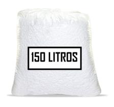 Flocos isopor para enchimento de puffs, travesseiros e bichinhos de pelúcia (150 litros)