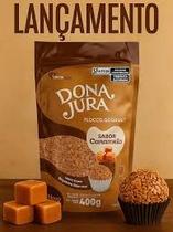 FLOCOS MACIO CACAU FOODS DONA JURA 400g GOURMET CARAMELO