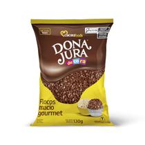 Flocos Macio Gourmet Chocolate 130g Decora Dona Jura