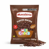 FLOCOS MAVALÉRIO 500g CHOCOLATE MACIO BRIGADEIROS GOURMET