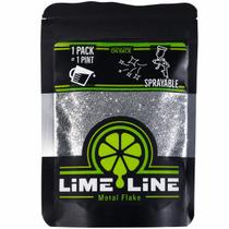 Flocos Metálicos Sprayáveis Prata Automotiva LiME LiNE Flocos Metálicos Sprayáveis Prata Automotiva LiME LiNE
