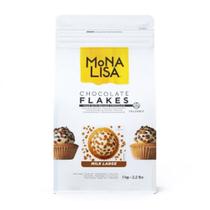 Flocos Mona Lisa Chocolate Grande Ao Leite 1kg - Barry Callebaut