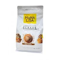 Flocos Mona Lisa Chocolate Pequeno Ao Leite 1kg - Barry Callebaut Flocos Mona Lisa Chocolate Pequeno Ao Leite 1kg - Barry Callebaut