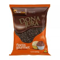 Flocos Sabor Chocolate 1,005kg - Dona Jura Flocos Sabor Chocolate 1,005kg - Dona Jura
