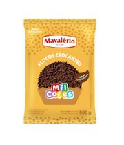 Flocos Sabor Chocolate Crocante 500g - Mavalerio