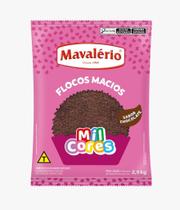 Flocos Sabor Chocolate Macio 2,5kg - Mavalerio Flocos Sabor Chocolate Macio 2,5kg - Mavalerio