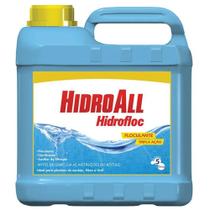 Floculante Tripla Ação para Piscinas Hidrofloc Hidroall-5 Litros Floculante Tripla Ação para Piscinas Hidrofloc Hidroall-5 Litros