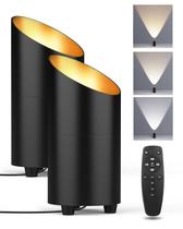 Floor Can Lights Abovizo, pacote com 2 unidades, Uplighting Indoor 6000K LED Floor Can Lights Abovizo, pacote com 2 unidades, Uplighting Indoor 6000K LED