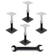 Floor Jacks Zejoot Adjustable House 4 peças 5-8 de altura 5000 kg