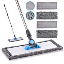 Floor Mop MANGOTIME Microfiber Dust para pisos de madeira