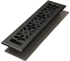 Floor Register Decor Grates Gothic AGH212-BLK 5x30cm pretas