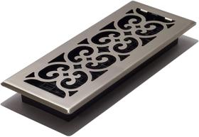 Floor Register Decor Grates SPH412-NKL 10x30cm de níquel escovado Floor Register Decor Grates SPH412-NKL 10x30cm de níquel escovado