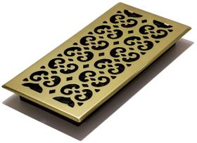 Floor Register Decor Grates SPH614 15x36 cm em latão