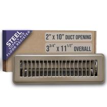 Floor Register Handua serve para abertura de dutos 2x10 e 10x2 em marrom