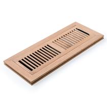 Floor Register Homewell Red Oak Wood 10x35cm, suporte embutido Floor Register Homewell Red Oak Wood 10x35cm, suporte embutido